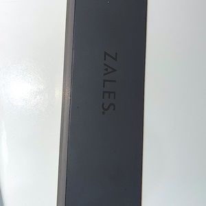 Zales stainless steel diamond bracelet.